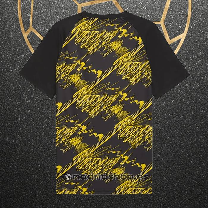 Camiseta Pre Partido del Borussia Dortmund 26-27 Negro Amarillo